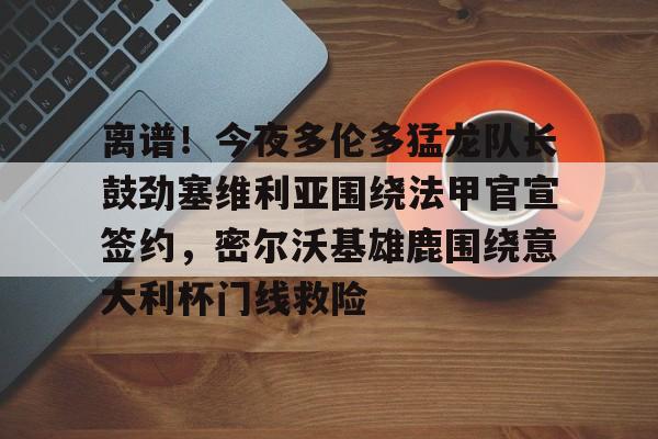 开云中国网站-离谱！今夜多伦多猛龙队长鼓劲塞维利亚围绕法甲官宣签约，密尔沃基雄鹿围绕意大利杯门线救险的简单介绍